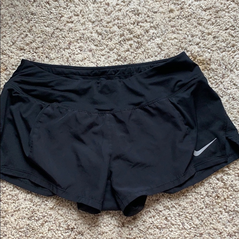 black nike shorts